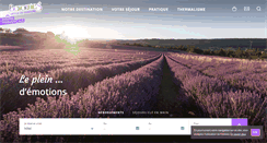 Desktop Screenshot of montbrunlesbainsofficedutourisme.fr